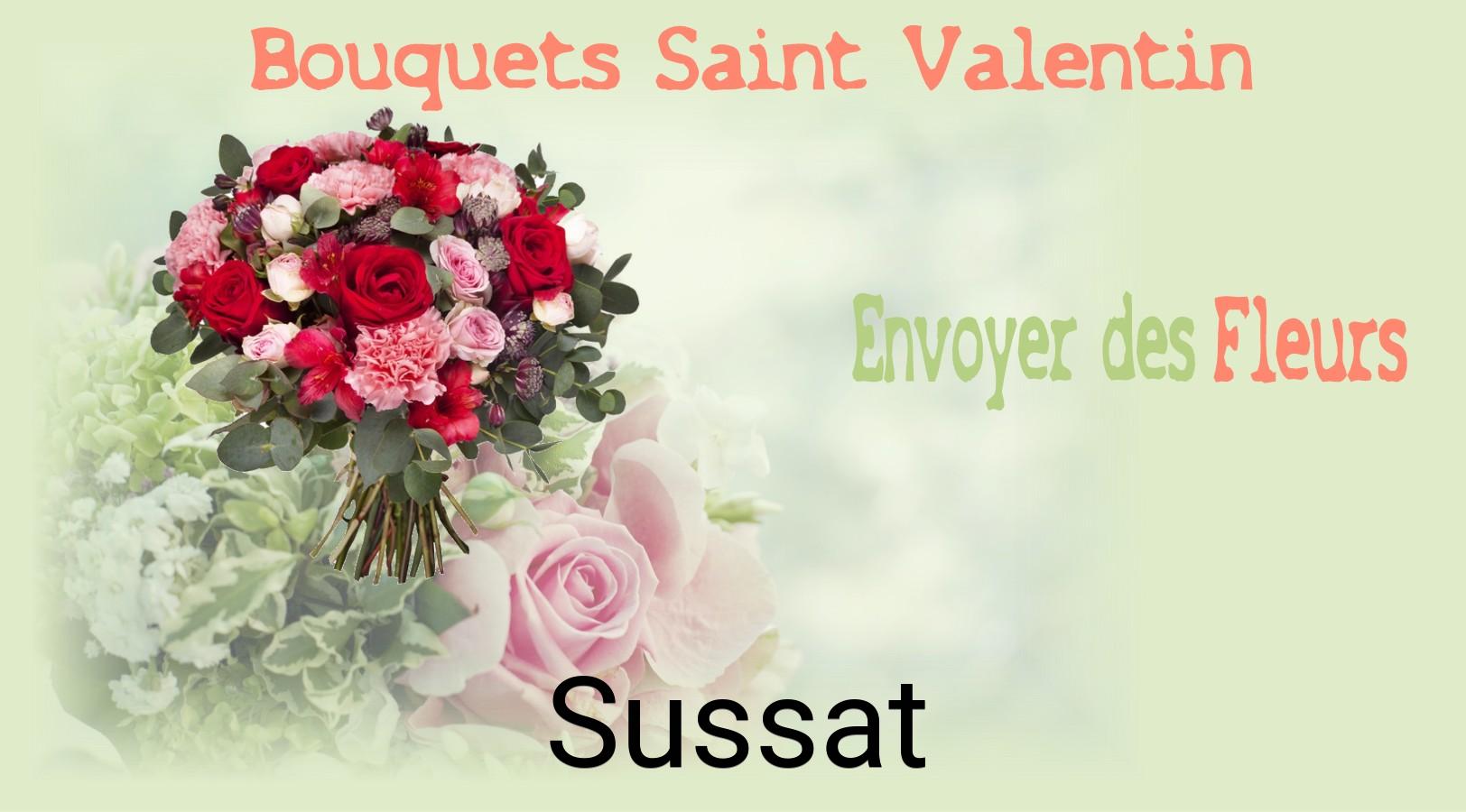 Roses de Saint-Valentin livrées à Sussat